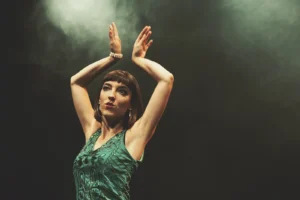 photo of young female jazz dancer from confessions of a flapper video production